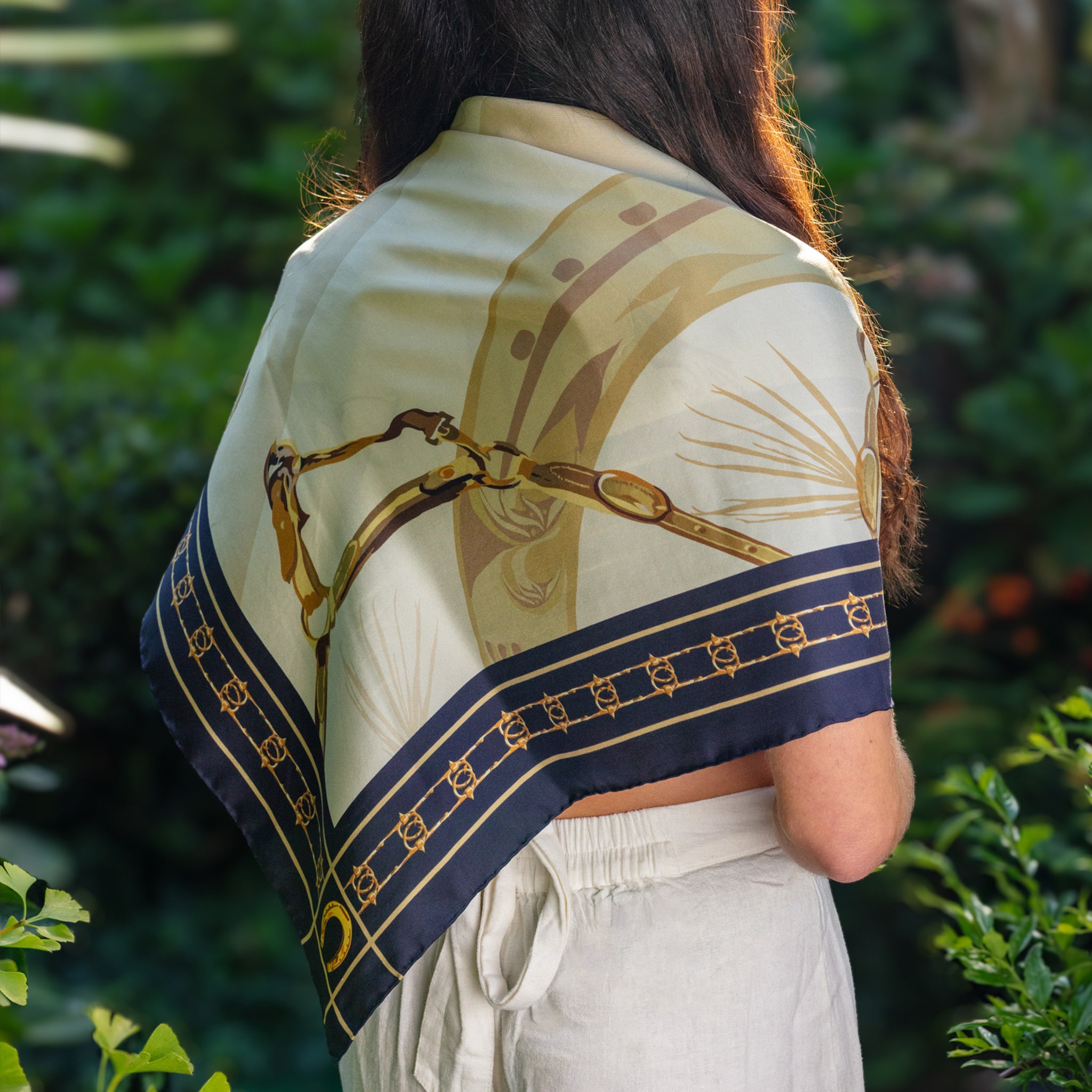 THE BRIDLE SILK SCARF