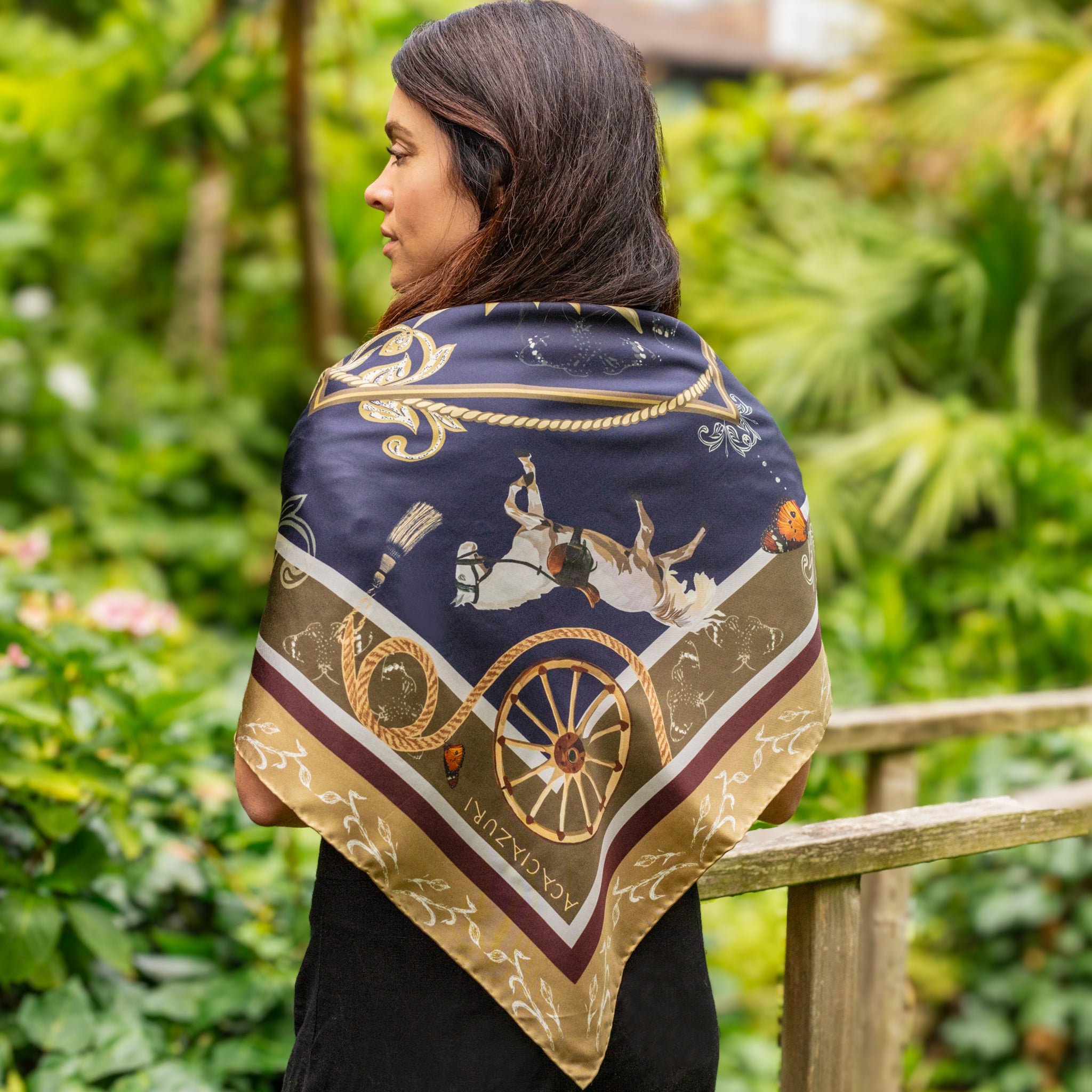 THE EQUESTRIAN SILK SCARF