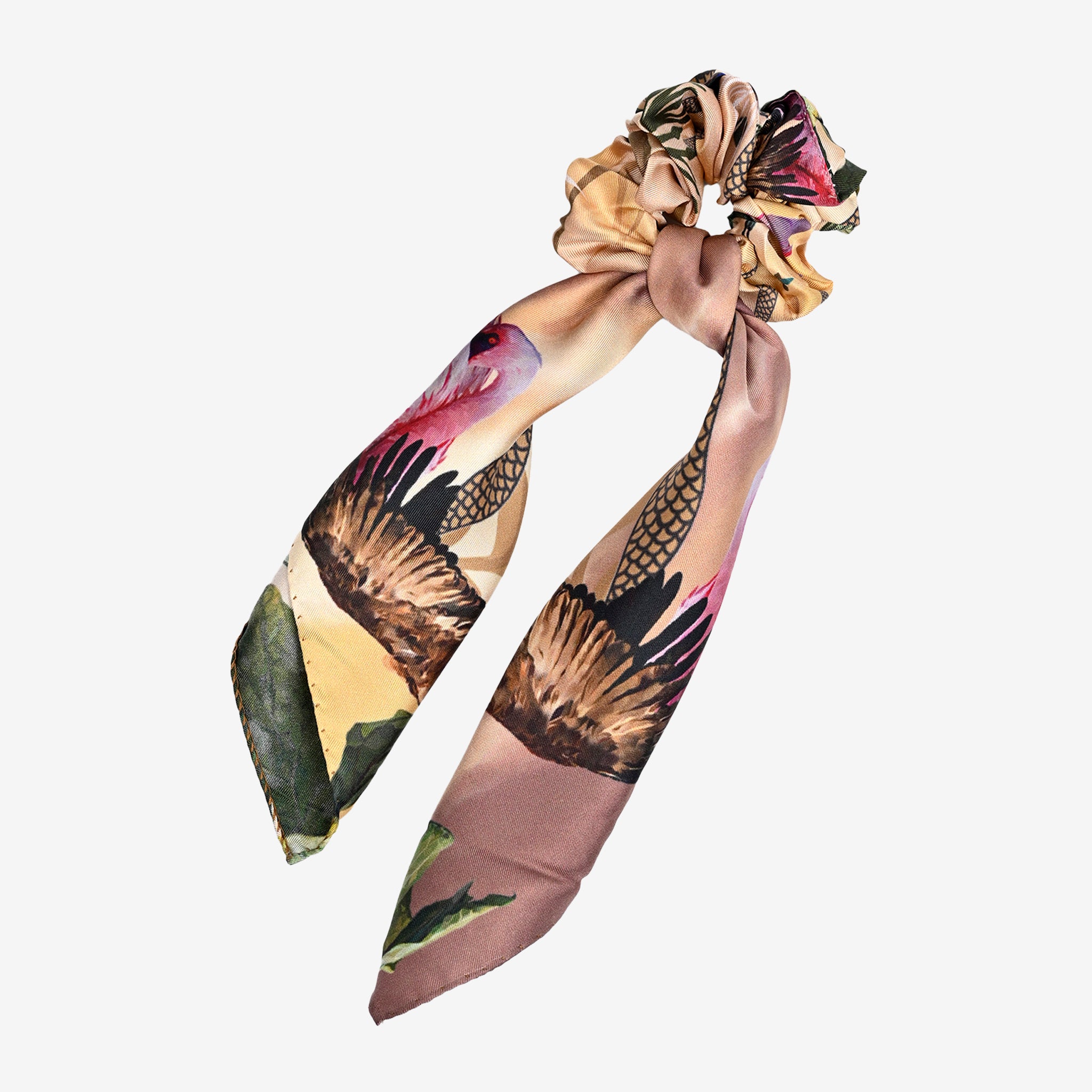 Organic Silk Hair Scrunchie - Luxury Silk Scrunchie