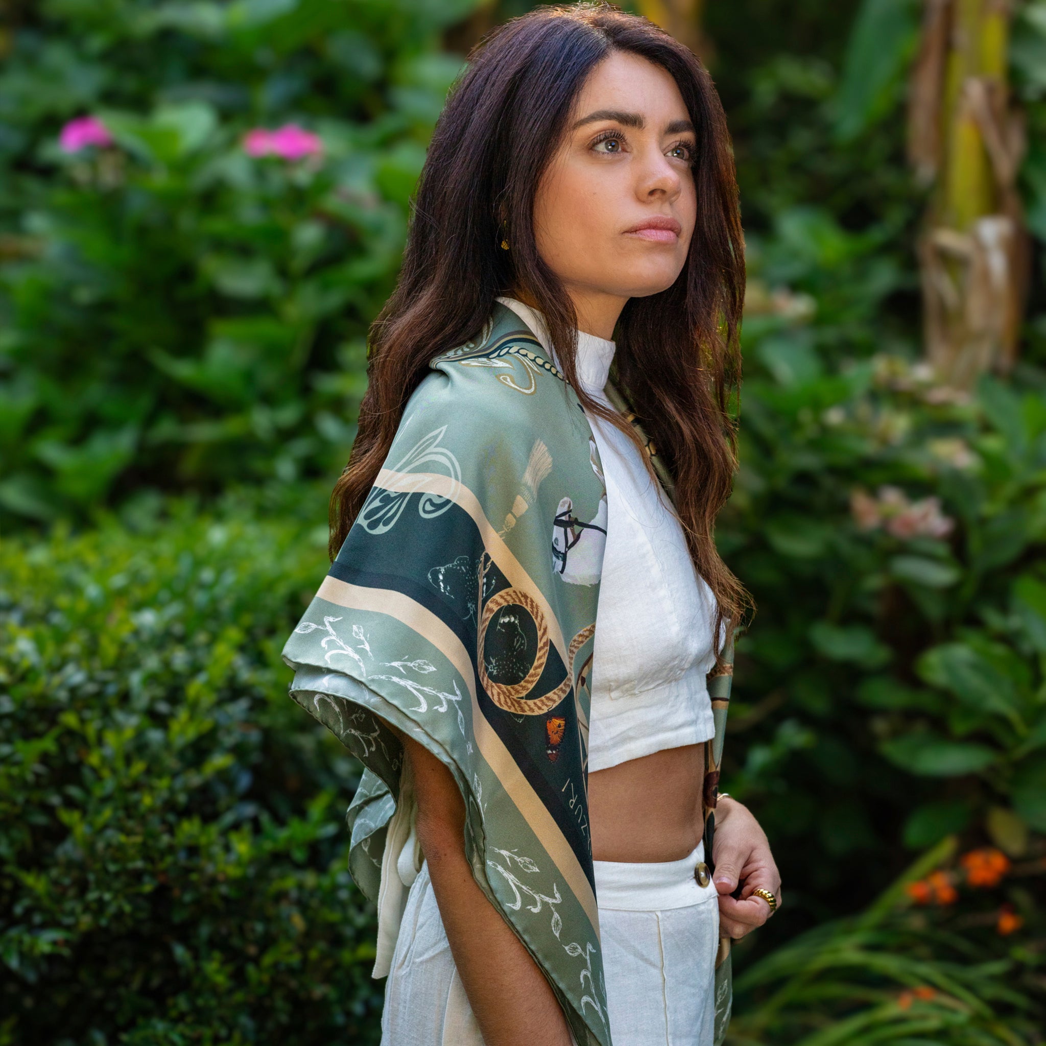 THE EQUESTRIAN SILK SCARF