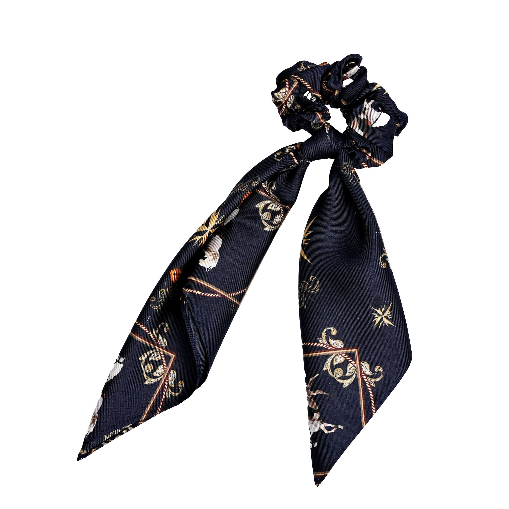 THE EQUESTRIAN SILK SCRUNCHIE